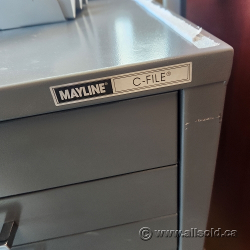 Mayline CFile Stacking 5 Drawer Map Plan Flat File Allsold